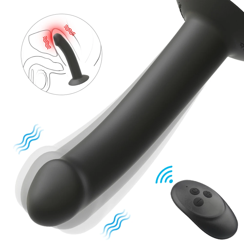 Anal Plug Prostate Massager Sex Products Wireless Remote Vaginal Stimulator With Sucker Silicone Dildo Sex Toys for Man Woman