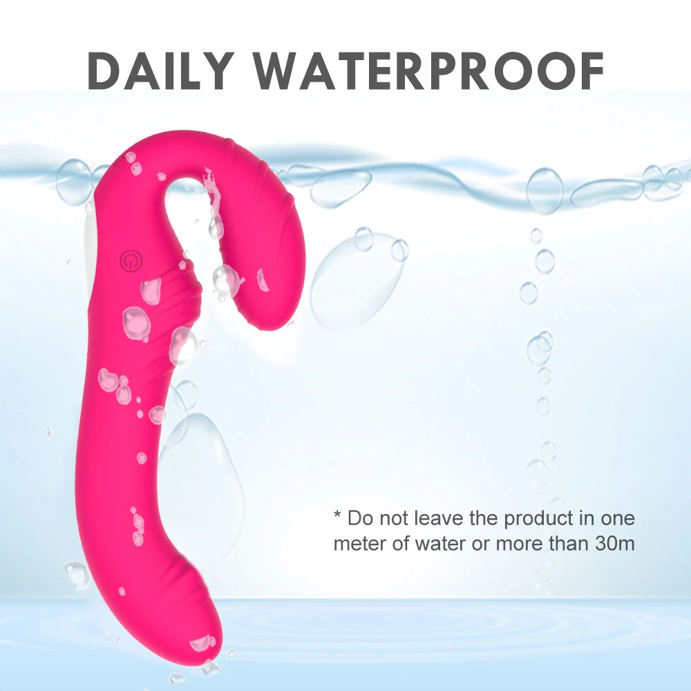 10 Speeds Strapless Strapon Anal Prostate Massager Dildo Vibrator Female Double Vibrating G Spot Adult Sex Toys for Women Couple