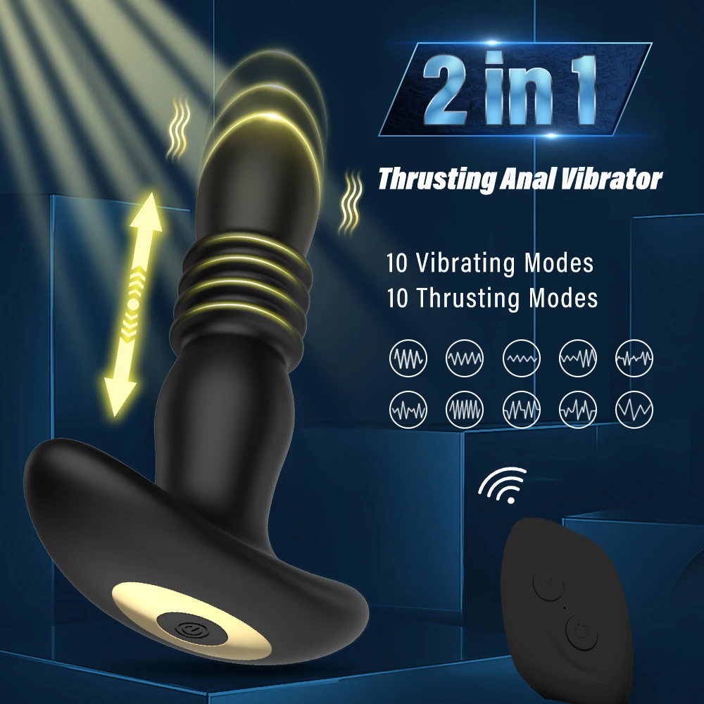 Vibrating Butt Plug Telescopic Prostate Massager Dual Cock Ring Sex Toys for Men Gay Anal Plug Bluetooth APP Vibrator for Adult Vibrating Butt Plug Telescopic Prostate Massager Dual Cock Ring Sex Toys for Men Gay Anal Plug Bluetooth APP Vibrator for Adult