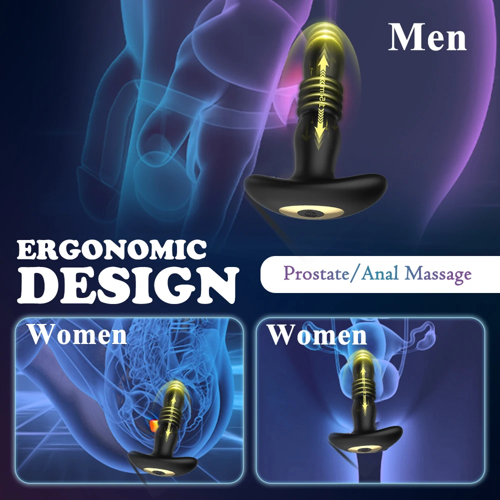 Vibrating Butt Plug Telescopic Prostate Massager Dual Cock Ring Sex Toys for Men Gay Anal Plug Bluetooth APP Vibrator for Adult Vibrating Butt Plug Telescopic Prostate Massager Dual Cock Ring Sex Toys for Men Gay Anal Plug Bluetooth APP Vibrator for Adult