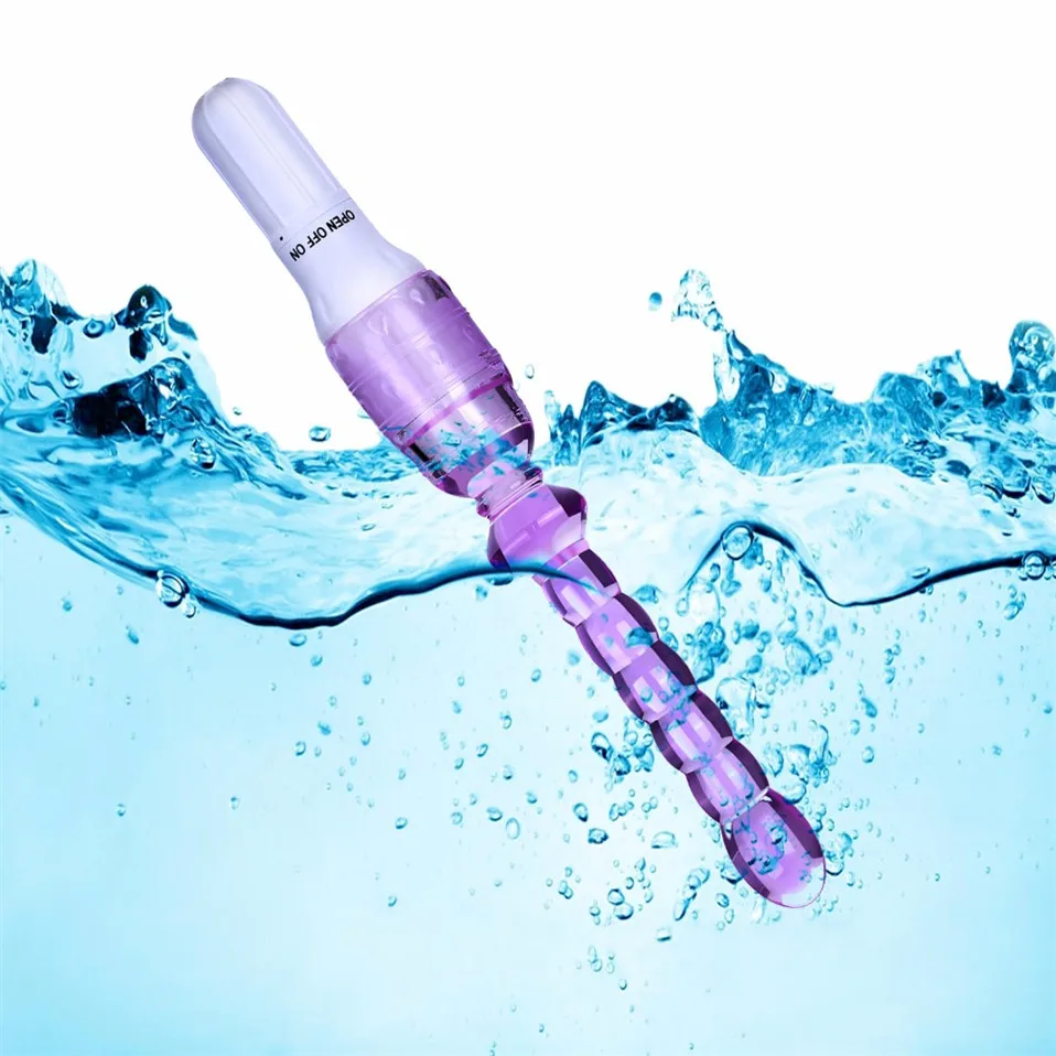 Anal Beads Vibrator Adult Masturbation Butt Plug Prostate Massager G-Spot Stimulation Soft Silicone Backyard Toy Sex for Couples