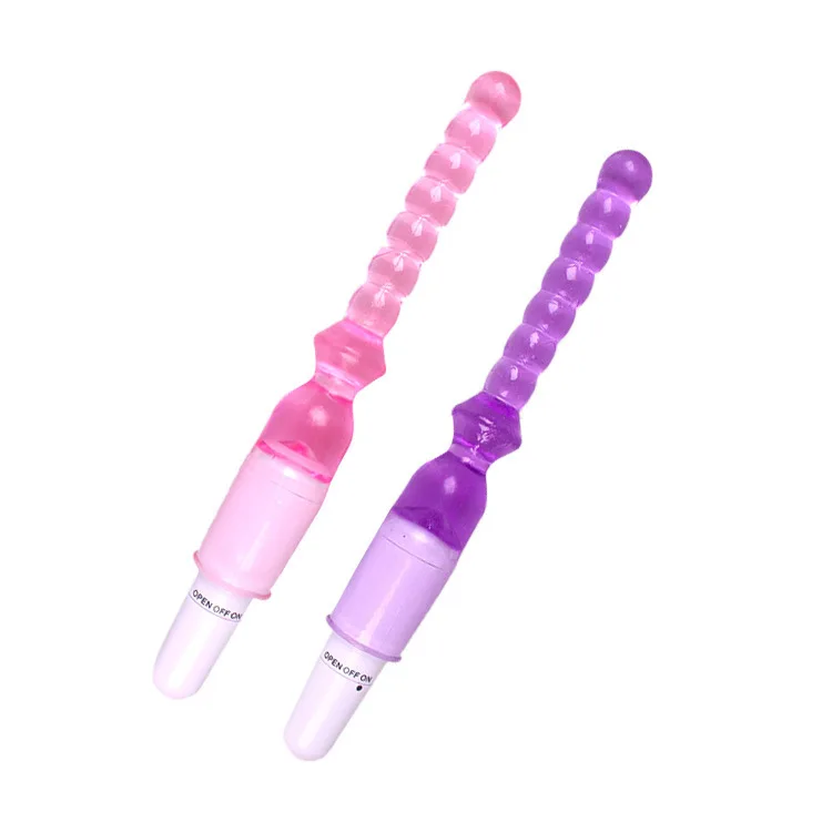Anal Beads Vibrator Adult Masturbation Butt Plug Prostate Massager G-Spot Stimulation Soft Silicone Backyard Toy Sex for Couples