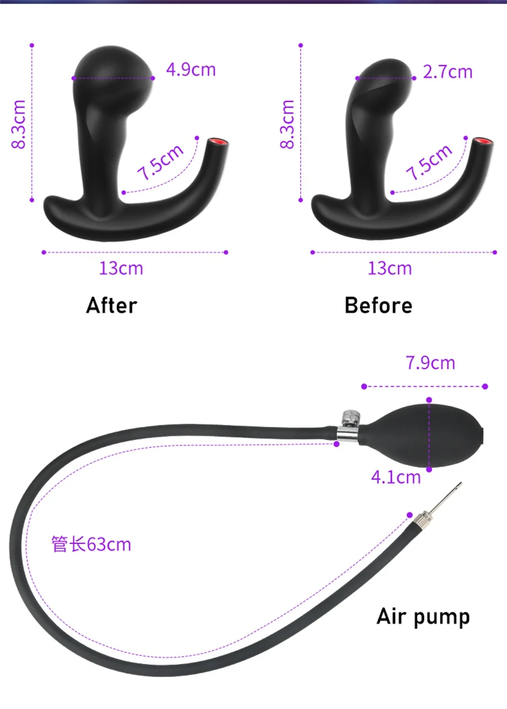 Inflatable Prostate Massager Anal Toys Powerfull Vibrator for Men Women Anal Plug Wireless Remote Control Sex Toy for Adult 18 Inflatable Prostate Massager Anal Toys Powerfull Vibrator for Men Women Anal Plug Wireless Remote Control Sex Toy for Adult 18