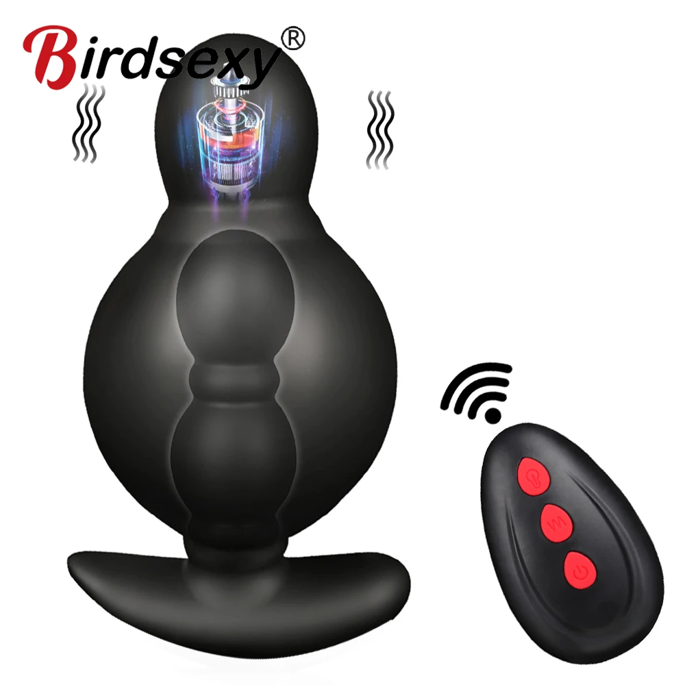 Inflatable Prostate Massager Anal Toys Powerfull Vibrator for Men Women Anal Plug Wireless Remote Control Sex Toy for Adult 18 Inflatable Prostate Massager Anal Toys Powerfull Vibrator for Men Women Anal Plug Wireless Remote Control Sex Toy for Adult 18