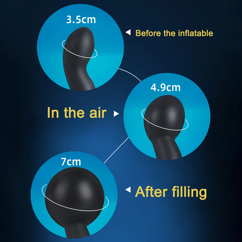 Inflatable Prostate Massager Anal Toys Powerfull Vibrator for Men Women Anal Plug Wireless Remote Control Sex Toy for Adult 18 Inflatable Prostate Massager Anal Toys Powerfull Vibrator for Men Women Anal Plug Wireless Remote Control Sex Toy for Adult 18