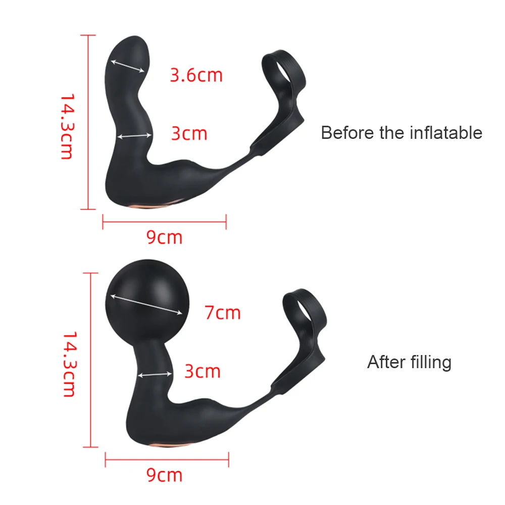 Inflatable Prostate Massager Anal Toys Powerfull Vibrator for Men Women Anal Plug Wireless Remote Control Sex Toy for Adult 18 Inflatable Prostate Massager Anal Toys Powerfull Vibrator for Men Women Anal Plug Wireless Remote Control Sex Toy for Adult 18