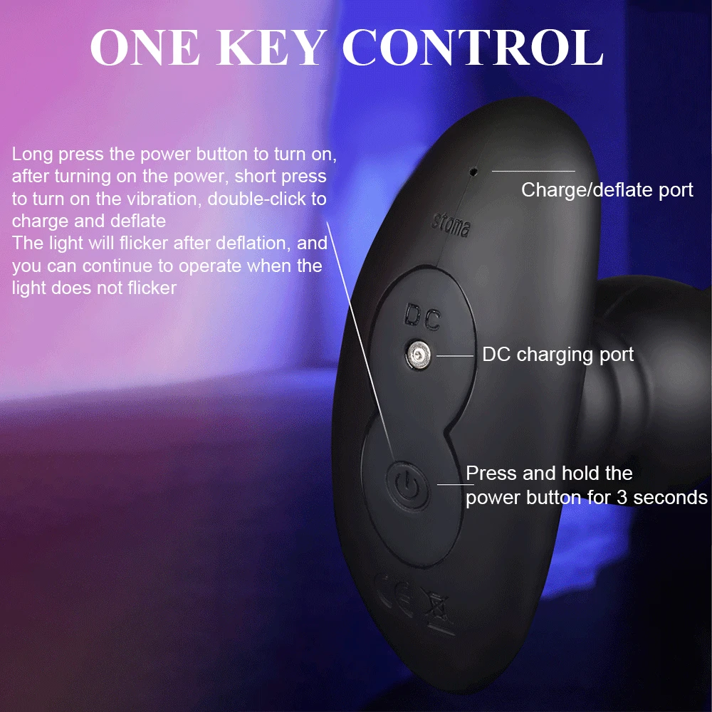 Inflatable Prostate Massager Anal Toys Powerfull Vibrator for Men Women Anal Plug Wireless Remote Control Sex Toy for Adult 18 Inflatable Prostate Massager Anal Toys Powerfull Vibrator for Men Women Anal Plug Wireless Remote Control Sex Toy for Adult 18