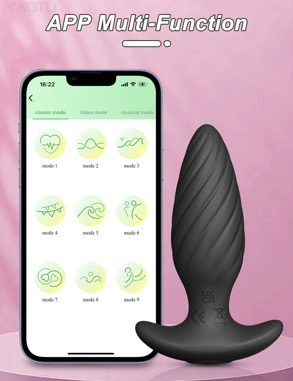 APP Remote Control Prostate Massager Anal Vibrator for Men  Bluetooth Butt Plug Perineum Stimulator Female Sex Toy for Couples