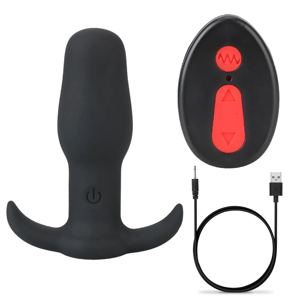 Vibrating Butt Plugs Dildo Vibrator G-spot Wireless Remote Control Anal Plug Stimulator  Prostate Massage Sex Toys For Man/Woman