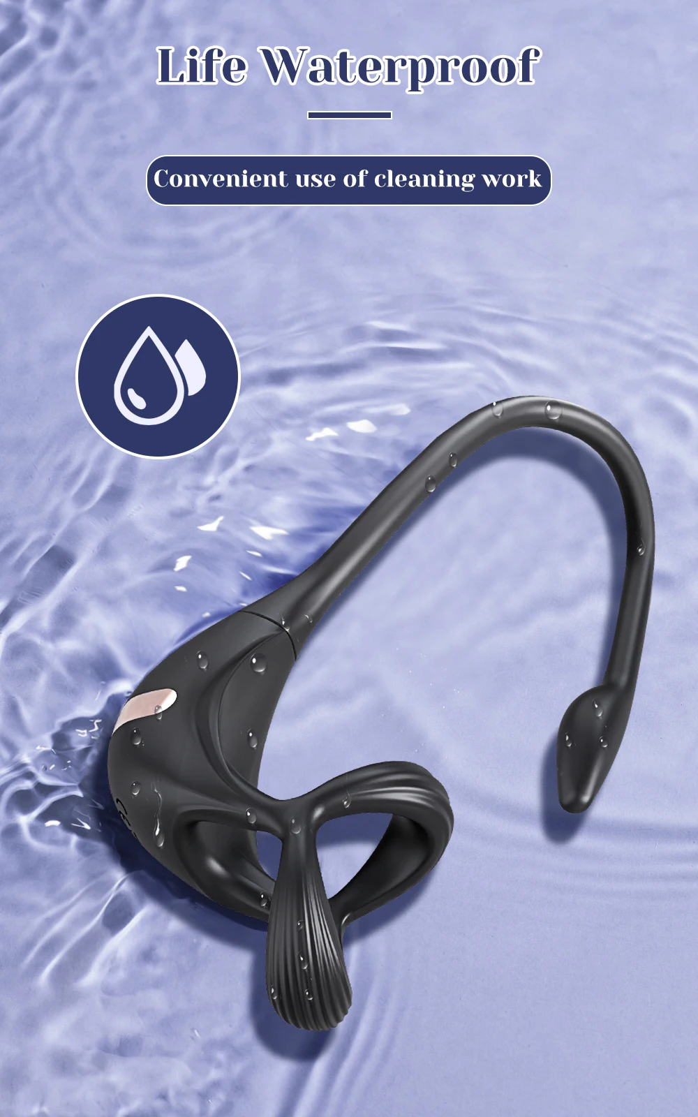 Vibrating Cock Ring Taint Stimulator with Mini Prostate Massager App Control Sex Toys for Men Couples Anal Butt Plug Penis Ring
