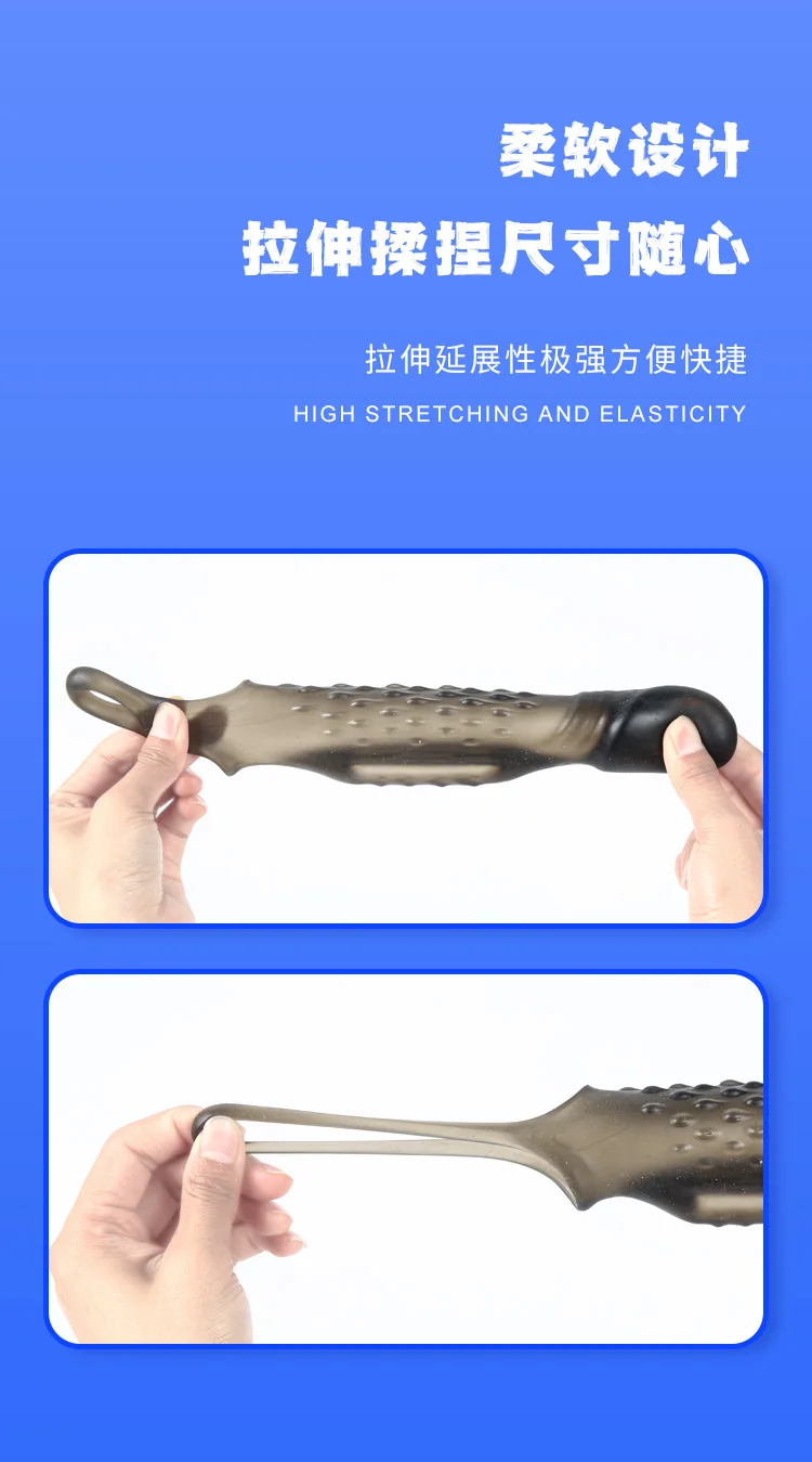 Reusable Penis Vibrators Sleeve Adult Sex Toys For Men Penis Enlargement Condom Delay Ejaculation Cock Ring Chastity Sex Shop Reusable Penis Vibrators Sleeve Adult Sex Toys For Men Penis Enlargement Condom Delay Ejaculation Cock Ring Chastity Sex Shop