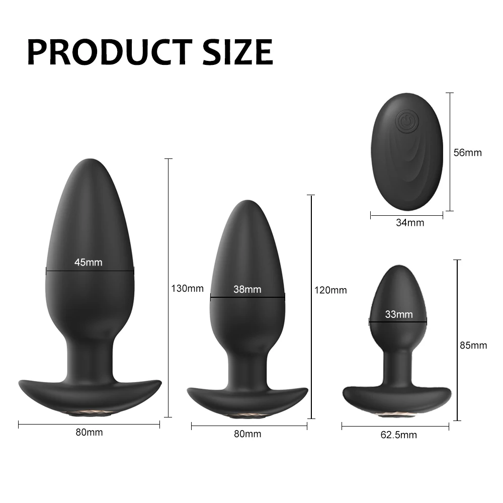 Wireless Remote Control Vibrating Anal Butt Plug Prostate Massager Sex Toys For Women Men Gay Clitoris Stimulator Vibrator Wireless Remote Control Vibrating Anal Butt Plug Prostate Massager Sex Toys For Women Men Gay Clitoris Stimulator Vibrator
