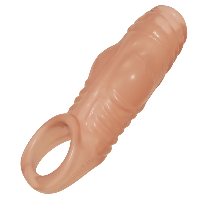 Sleeve For Penis Delay Loop Cock Sex Toys For Men Delay Ejaculation Penis Ring Erotic Condom Dildo Adult No Vibrator Sex Shop