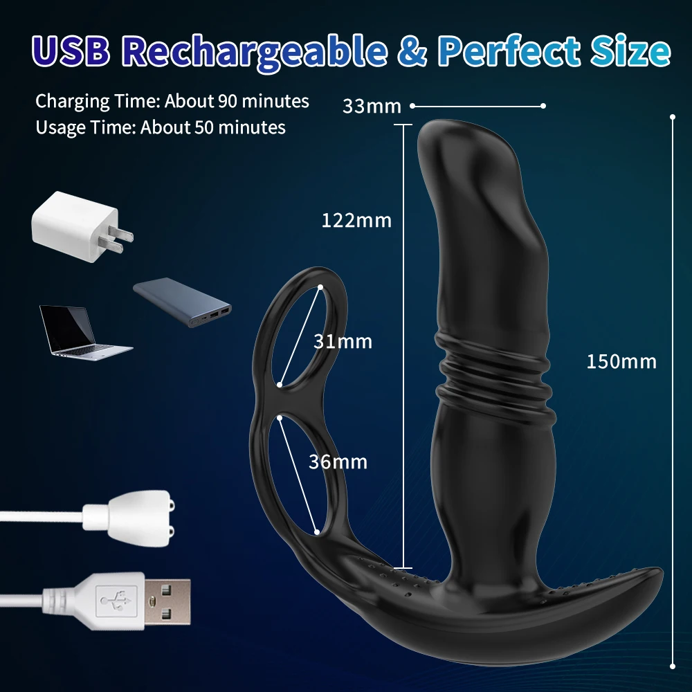 Telescopic Anal Vibrator Sex Toys For Men APP Remote Prostate Massager Bluetooth Dildo Vibrator Butt Plug Delay Ejaculation Ring Telescopic Anal Vibrator Sex Toys For Men APP Remote Prostate Massager Bluetooth Dildo Vibrator Butt Plug Delay Ejaculation Ring