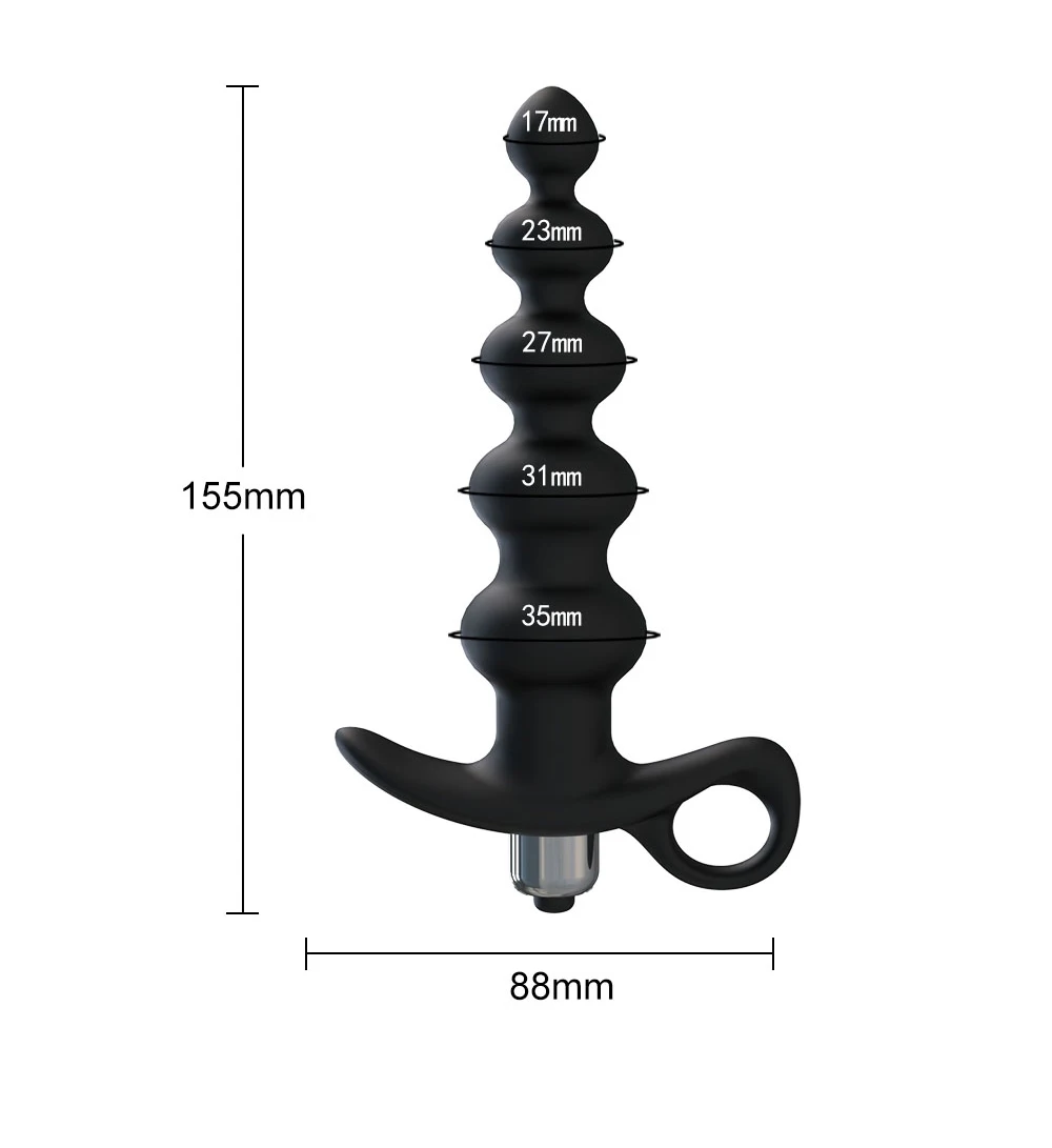 Wireless Remote Anal Vibrator Prostate Massager Anal Beads Butt Plug Sex Toy for Women Men Masturbator Dildo Vibrator Stimulator