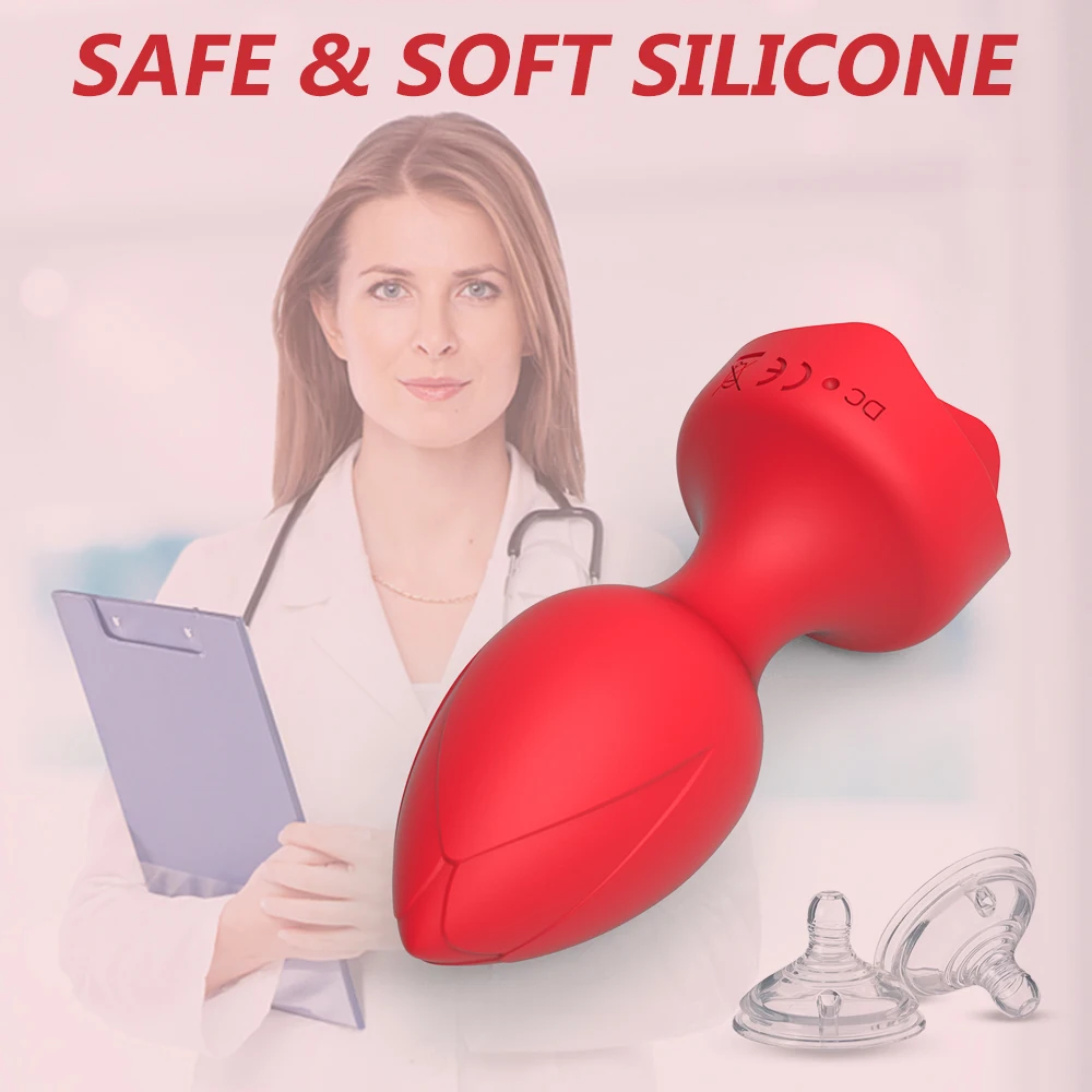 Rose Toy Anal Vibrators Dildo Butt Plug Vibrator Sex Toys For Men Women Gay Remote Control G-Spot Anal Vibrators Prostate Massag Rose Toy Anal Vibrators Dildo Butt Plug Vibrator Sex Toys For Men Women Gay Remote Control G-Spot Anal Vibrators Prostate Massag