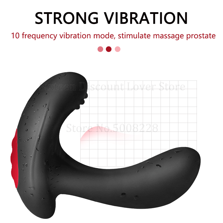Wireless Remote Control Male Prostate Massager Inflatable Anal Plug Vibrating Butt Plug Anal Expansion Vibrator Sex Toys For Men