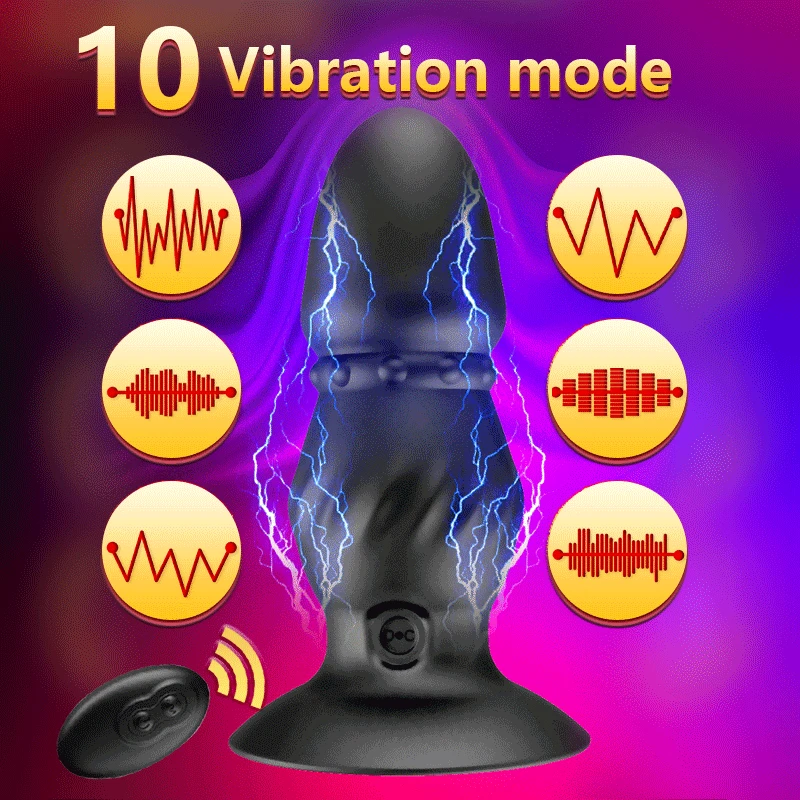 Wireless Remote Control 10 Speeds Vibration Prostate Massager Anal Vibrator Sex Toys For Women Vibrating Butt Plug Anal Beads Wireless Remote Control 10 Speeds Vibration Prostate Massager Anal Vibrator Sex Toys For Women Vibrating Butt Plug Anal Beads