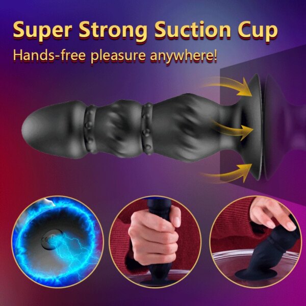 Wireless Remote Control 10 Speeds Vibration Prostate Massager Anal Vibrator Sex Toys For Women Vibrating Butt Plug Anal Beads