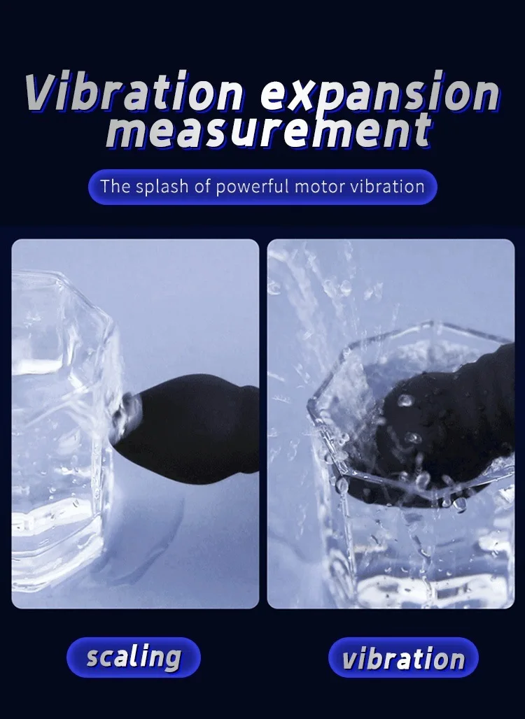 Telescopic Anal Plug Male Vibrating Butt Dildo Wireless Ass Sex Toys for Men Dildo Prostate Massager Men Buttplug Stimulator