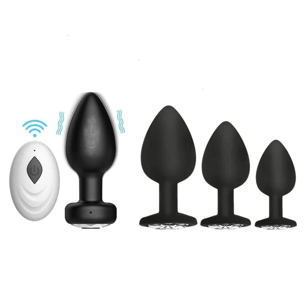 Anal Vibrator for Man Wireless Remote Control Silicone Butt Plug for Gay Plug Sex Toy for Woman Adult Products Prostate Massager