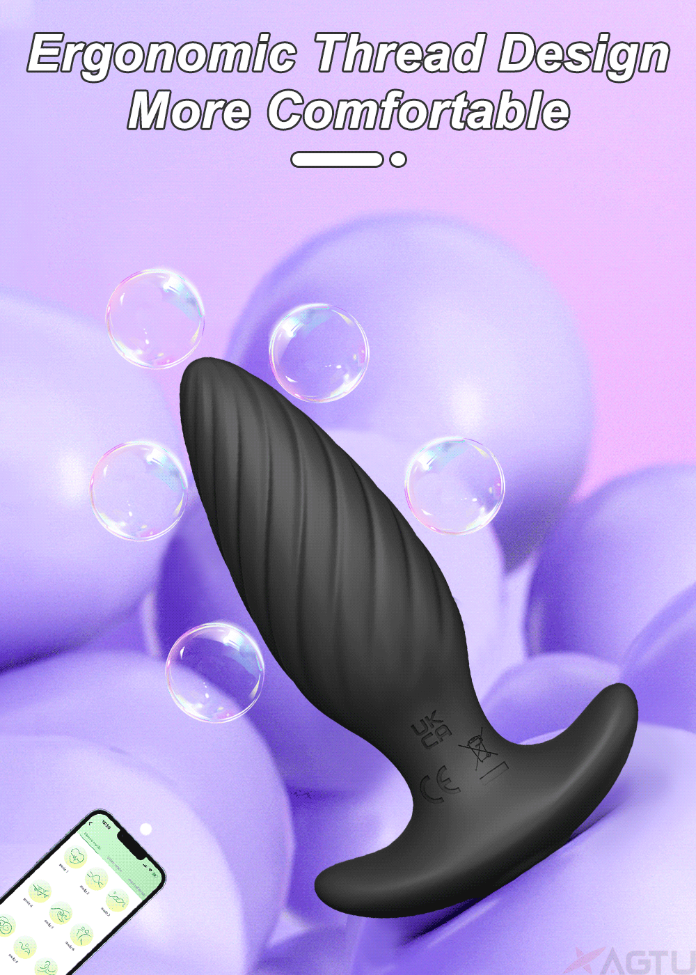 APP Control Anal Vibrator for Men Prostate Massager Wireless Bluetooth Remote Butt Plug Vibrating Sex Toys for Women Male Gay