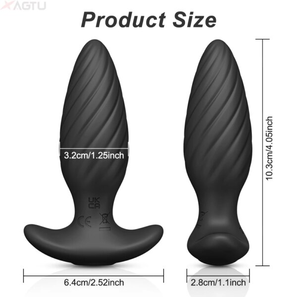 APP Control Anal Vibrator for Men Prostate Massager Wireless Bluetooth Remote Butt Plug Vibrating Sex Toys for Women Male Gay