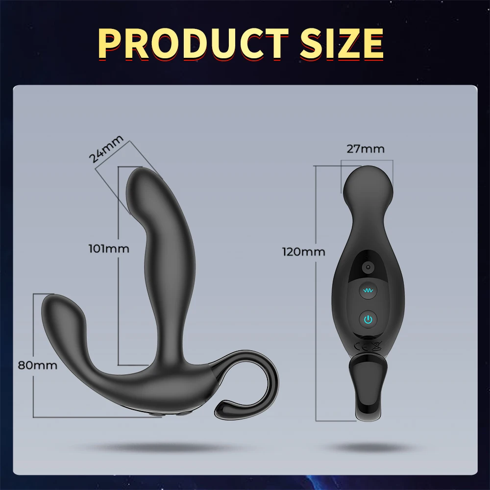 Male Prostate Massage Vibrator Anal Plug Wireless Control Wear Silicone Stimulate Massager Delay Ejaculation Ring Toy for Men Male Prostate Massage Vibrator Anal Plug Wireless Control Wear Silicone Stimulate Massager Delay Ejaculation Ring Toy for Men