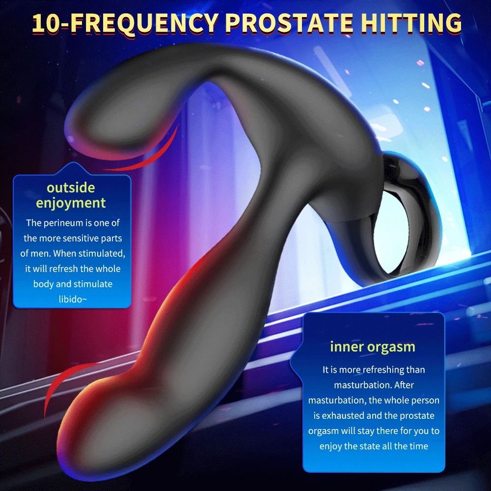 Male Prostate Massage Vibrator Anal Plug Wireless Control Wear Silicone Stimulate Massager Delay Ejaculation Ring Toy for Men Male Prostate Massage Vibrator Anal Plug Wireless Control Wear Silicone Stimulate Massager Delay Ejaculation Ring Toy for Men