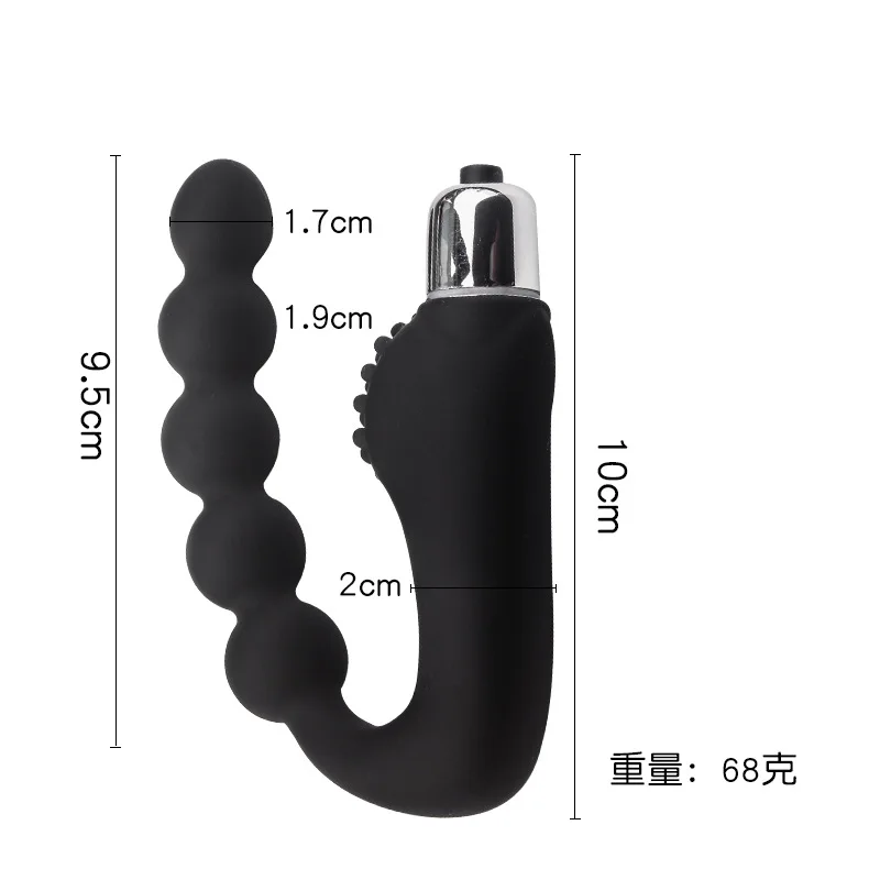 Man's Prostate Massage Anal Butt plug Sex products Beads Silicone Dildo g spot Hand Free Vibrator Double plug Dong Adult dick Man's Prostate Massage Anal Butt plug Sex products Beads Silicone Dildo g spot Hand Free Vibrator Double plug Dong Adult dick