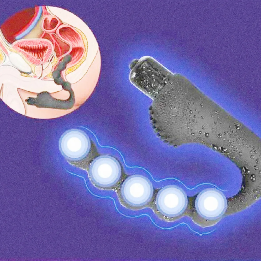 Man's Prostate Massage Anal Butt plug Sex products Beads Silicone Dildo g spot Hand Free Vibrator Double plug Dong Adult dick Man's Prostate Massage Anal Butt plug Sex products Beads Silicone Dildo g spot Hand Free Vibrator Double plug Dong Adult dick