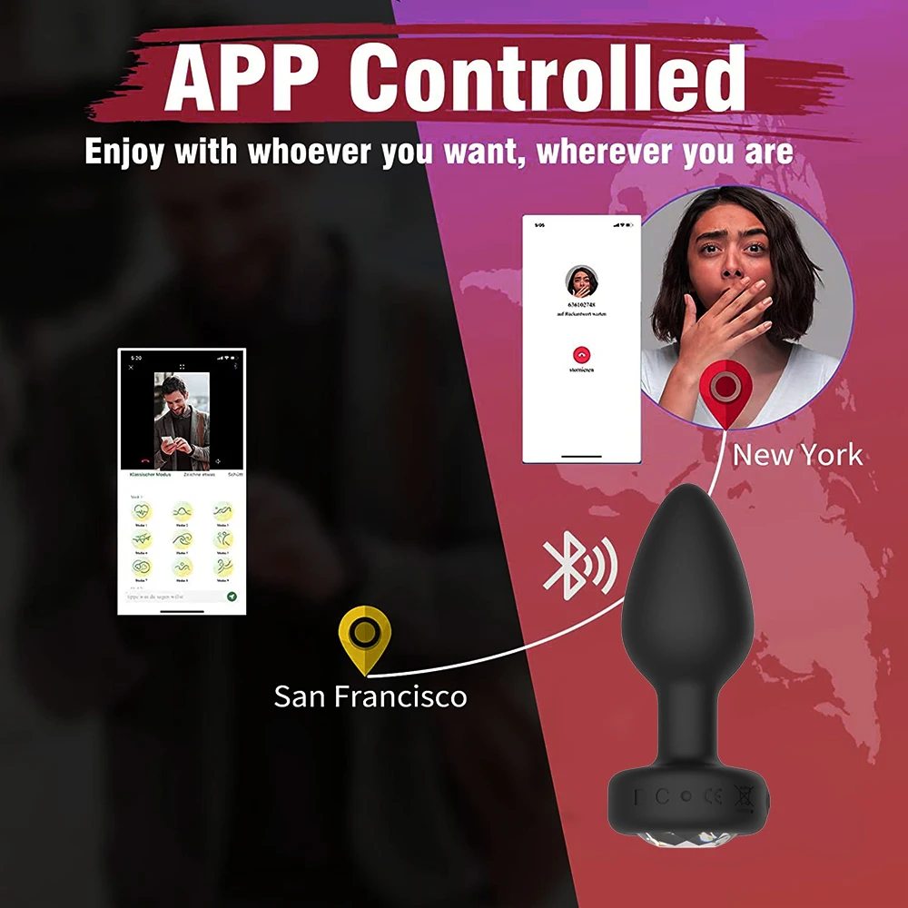 APP Remote Control Anal Vibrator Bluetooth Butt Plug Men Prostate Massager Female Masturbator Adult Sex Toys for Women Men Gay APP Remote Control Anal Vibrator Bluetooth Butt Plug Men Prostate Massager Female Masturbator Adult Sex Toys for Women Men Gay