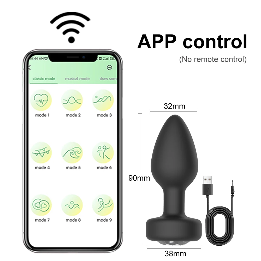 APP Remote Control Anal Vibrator Bluetooth Butt Plug Men Prostate Massager Female Masturbator Adult Sex Toys for Women Men Gay APP Remote Control Anal Vibrator Bluetooth Butt Plug Men Prostate Massager Female Masturbator Adult Sex Toys for Women Men Gay