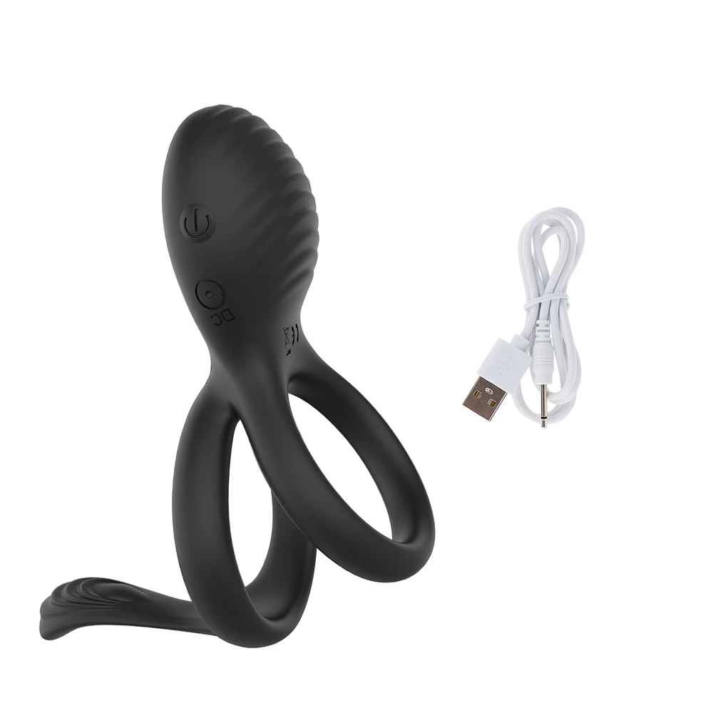 2 In 1 Vibrator Penis Cock Ring Anal Butt Plug Male Prostate Massager Wireless Remote Cockring Sleeve Sex Toys for Men Adults 2 In 1 Vibrator Penis Cock Ring Anal Butt Plug Male Prostate Massager Wireless Remote Cockring Sleeve Sex Toys for Men Adults