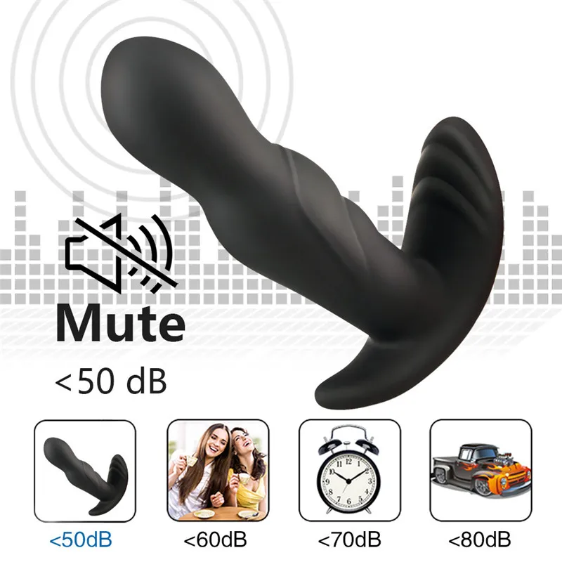 360 Degree Prostate Massager Rotating Anal Vibrator Male Masturbator Butt Plug Vibrators Sex Toys For Men Prostate Stimulator