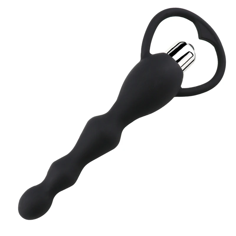 10 Modes Anal Vibrator Sex Toys For Women Anal Beads Vibrator Gay Toy Prostate Massage Smooth Butt Silicone Plug Adult Products