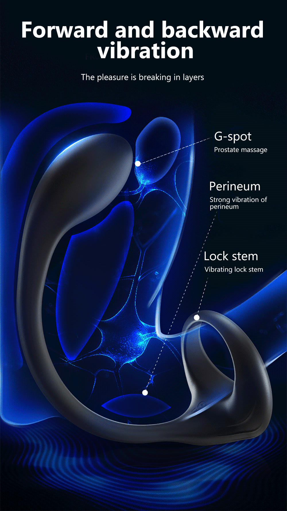 Cock Vibrator Male Prostate Massager Remote Control Plug Anal Butt Stimulator Sperm Lock Ring Penis Cock Sex Toy for Men Couple