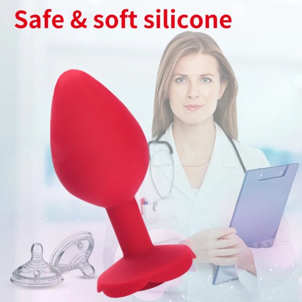 Anal Butt Plug Soft Silicone Prostate Massager Adult Gay Products Anal Plug Mini Erotic Bullet Vibrator Sex Toys for Women Men
