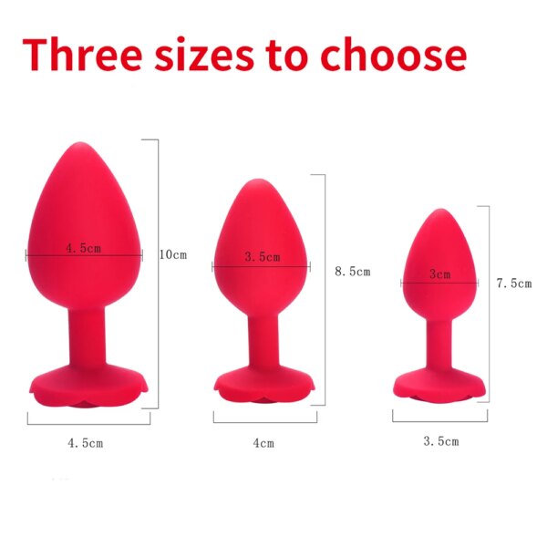 Anal Butt Plug Soft Silicone Prostate Massager Adult Gay Products Anal Plug Mini Erotic Bullet Vibrator Sex Toys for Women Men