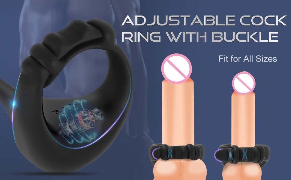 Prostate Massager Testis Cock Vibrator Anal Plugs Butt Stimulate Delay Ejaculate Penis Ring Cocking Remote Sex Toy Men Sextoy