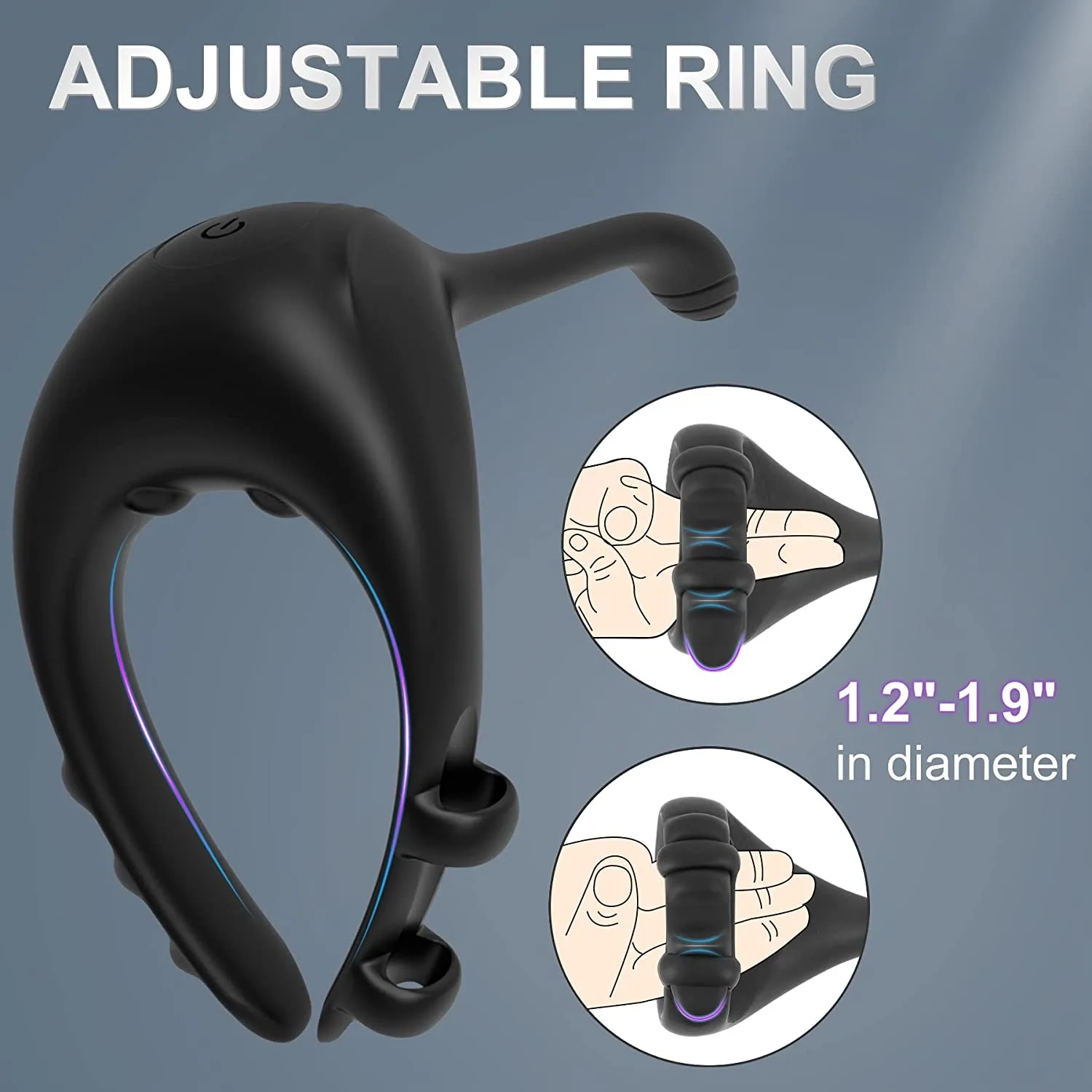 Prostate Massager Testis Cock Vibrator Anal Plugs Butt Stimulate Delay Ejaculate Penis Ring Cocking Remote Sex Toy Men Sextoy