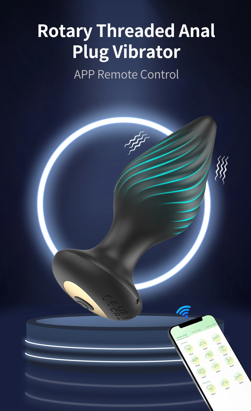 Anal Plug Vibrator APP Remote Control Male Sex Toy Prostate Massager Female Masturbator Dildo Vibration Stimulation Adult Orgasm Anal Plug Vibrator APP Remote Control Male Sex Toy Prostate Massager Female Masturbator Dildo Vibration Stimulation Adult Orgasm