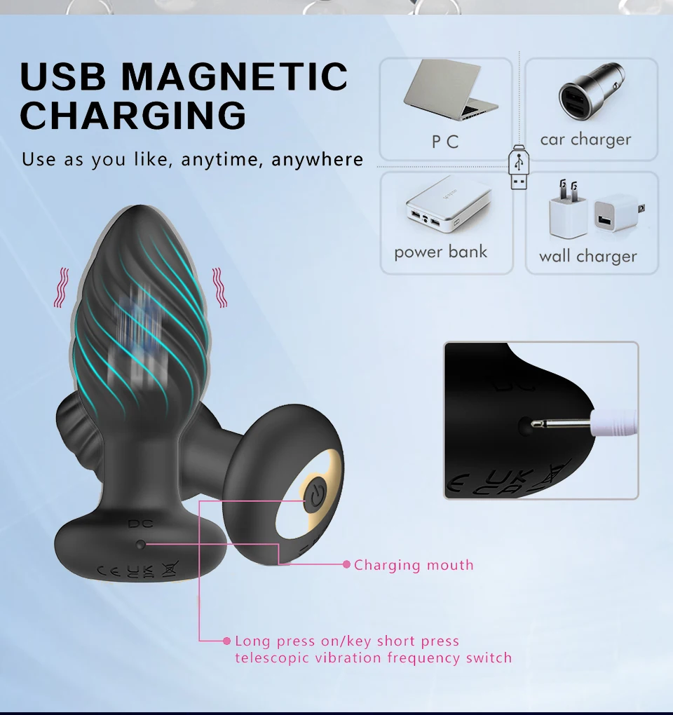 Anal Plug Vibrator APP Remote Control Male Sex Toy Prostate Massager Female Masturbator Dildo Vibration Stimulation Adult Orgasm Anal Plug Vibrator APP Remote Control Male Sex Toy Prostate Massager Female Masturbator Dildo Vibration Stimulation Adult Orgasm