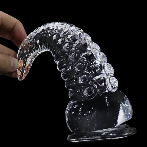 Tentacle Dildo Octopus Animal Sex Toy Tpe/Silicone/Glass Dildo Anal Plug Progressive Vaginal Dilators Monster Penis Big Buttplug