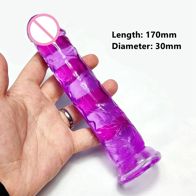 Realistic Dildo With Suction Cup Huge Jelly Dildos Sex Toys for Woman Men Fake Dick Big Penis Anal Butt Plug Erotic Sex Shop