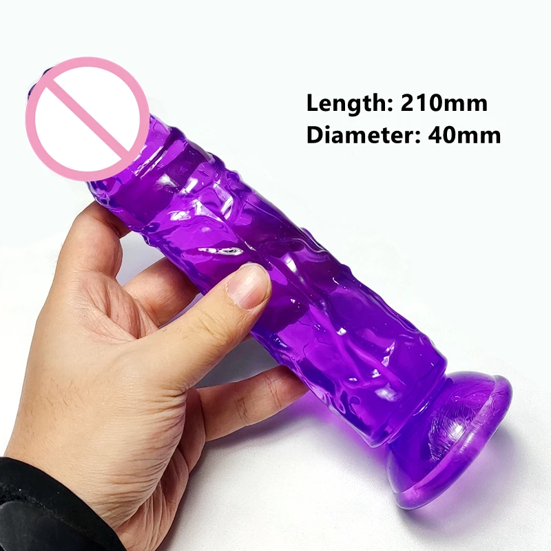 Realistic Dildo With Suction Cup Huge Jelly Dildos Sex Toys for Woman Men Fake Dick Big Penis Anal Butt Plug Erotic Sex Shop