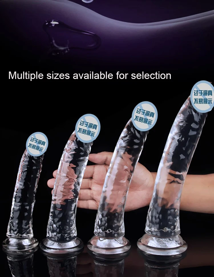 Dildo porn Jelly oversized sex toy Artificial female dildo masturbation G-spot orgasm simulated sex shop