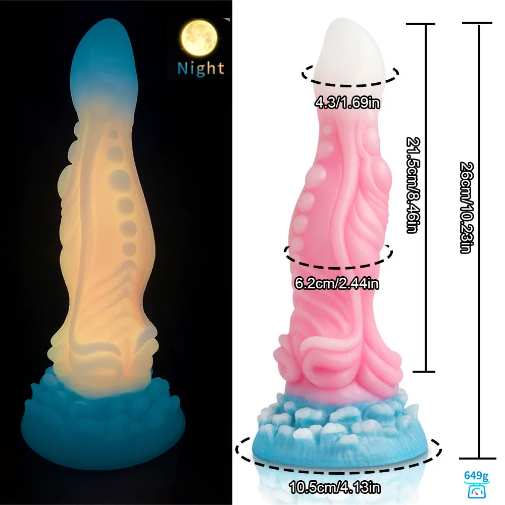 2024 Luminous Anal Plug Animals Dildos For Women Men Butt Plug With Suction Cup Silicone Anal Plug Beautiful Anal Sex Toys 2024 Luminous Anal Plug Animals Dildos For Women Men Butt Plug With Suction Cup Silicone Anal Plug Beautiful Anal Sex Toys