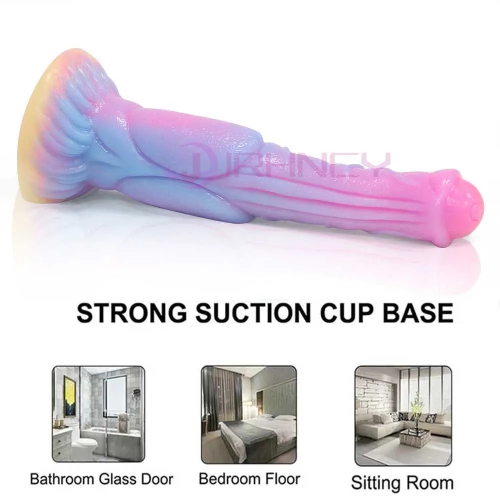 2024 Luminous Anal Plug Animals Dildos For Women Men Butt Plug With Suction Cup Silicone Anal Plug Beautiful Anal Sex Toys 2024 Luminous Anal Plug Animals Dildos For Women Men Butt Plug With Suction Cup Silicone Anal Plug Beautiful Anal Sex Toys