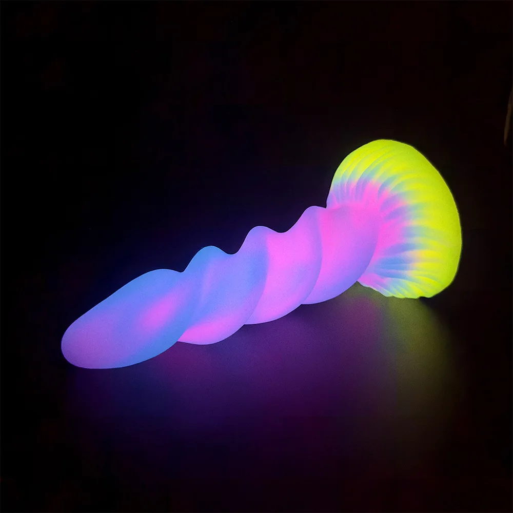 2024 Luminous Anal Plug Animals Dildos For Women Men Butt Plug With Suction Cup Silicone Anal Plug Beautiful Anal Sex Toys 2024 Luminous Anal Plug Animals Dildos For Women Men Butt Plug With Suction Cup Silicone Anal Plug Beautiful Anal Sex Toys